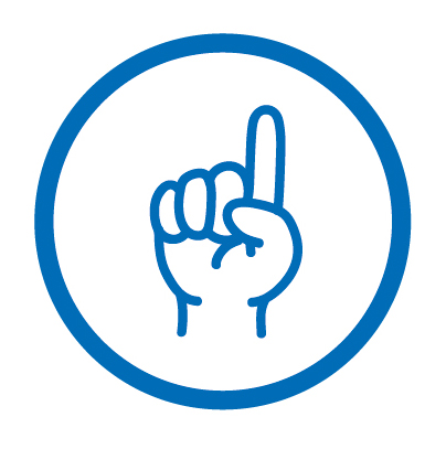 counting fingers icon