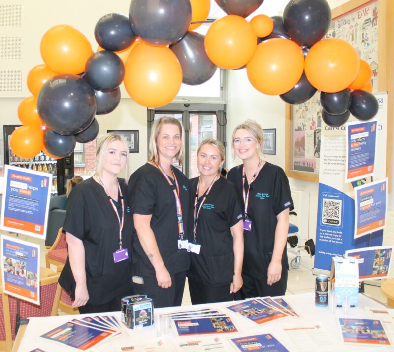 Alcohol care team celebrating Alcohol Awareness Week