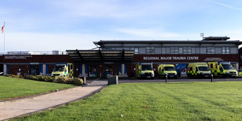 Emergency department entrances at James Cook