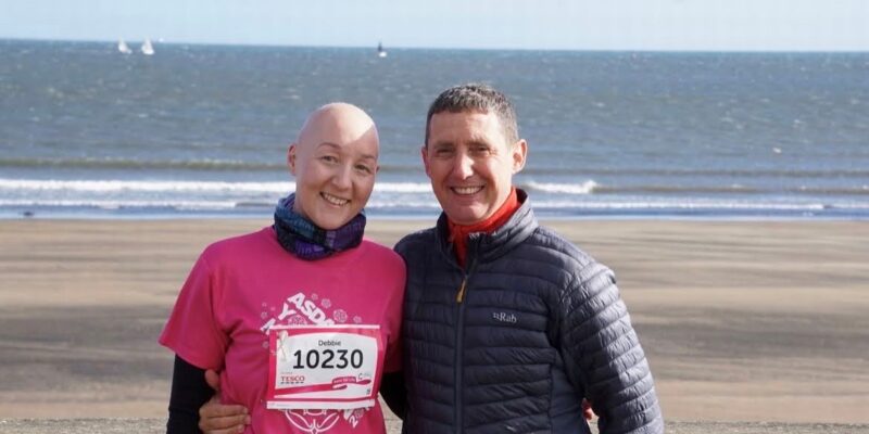 Debbie and Gary at Race for Life