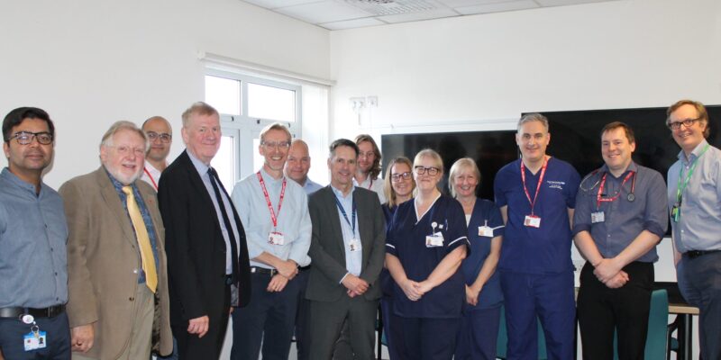 Professor Sir Liam Donaldson visits James Cook cardio team