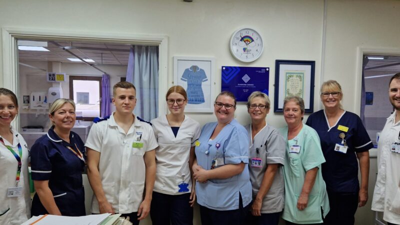 The team at the Friarage Hospital