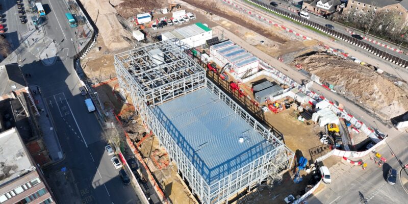 Building work progressing on health diagnostic centre in Stockton