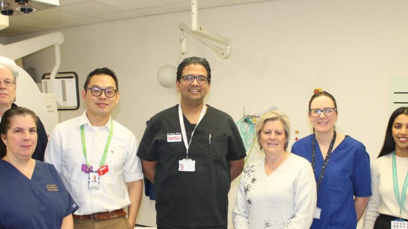 The stroke team with Jill Ryan