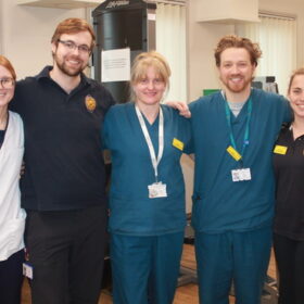 From L to R - Laura Bookall, Will Boggis, Linda Furness, Mike Jessop and Fiona Clarke