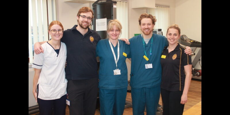 From L to R - Laura Bookall, Will Boggis, Linda Furness, Mike Jessop and Fiona Clarke